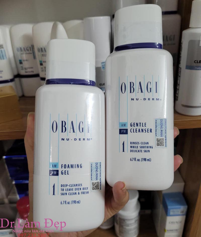 sữa rửa mặt Obagi Nu Derm Gentle Cleanser